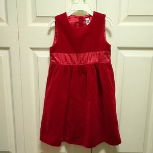 Red Velvet Dress Size 4 toddler Gorgeous!! EUC